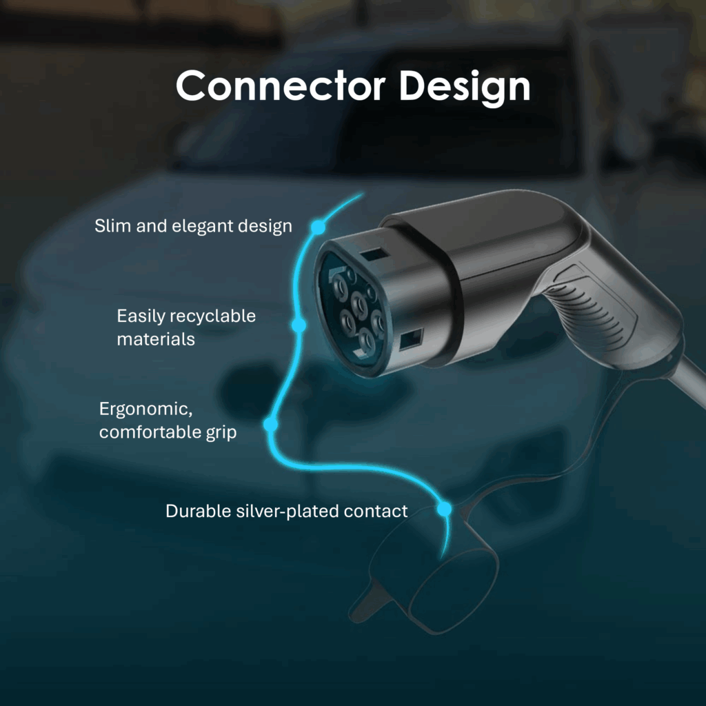 Type 2 to Type 2 EV Charging Cable