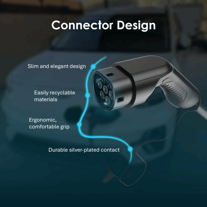 Type 2 to Type 2 EV Charging Cable